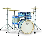 Gretsch GRETSCH Catalina Special Edition Birch 5 w/ 22" Bass Drum Blue Silver DucoDrum Kit w/Dixon Hardware Pack