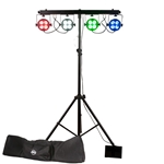 AdJ STARBAR WASH Lighting System w/Stand + Foot Switch + Padded Bag