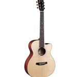 Martin 000C Jr10E Satin Sitka/Sapele Acoustic Electric Guitar W bag