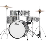 Pearl Roadshow 5-Piece Drum Set With 20" Bass Drum, Hardware & Cymbals, Grindstone Sparkle