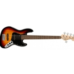 Squier Affinity Series™ Jazz Bass® V, Laurel Fingerboard, Black Pickguard, 3-Color Sunburst