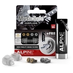 Alpine Musicians Earplugs With Two Interchangeable Filter Sets & Case