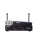 Gemini Dual Channel Wireless handheld Microphone System, S12 517.6+521.5