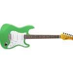 Oscar Schmidt Solid Body Strat Style Electric Guitar, Seafoam Green
