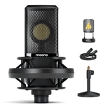 Maono XLR Condenser Microphone With 34mm Large Diaphragm & Stand
