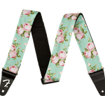 Fender FLORAL STRAPS Surf Green