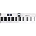 Arturia KeyLab Essential 49 MK3 Universal MIDI Controller Keyboard, White