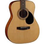 Cort Folk Acoustic Guitar With Gig Bag, Open Pore