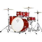 Dixon Spark 5-Piece Drum Set Pack With 20" Bass Drum, Cyclone Red