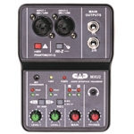 CAD 2-Channel Mixer With Phantom Power And Digital Effects