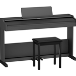 Roland RP107 Digital Piano with Stand and Bench - Black