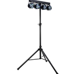 Eliminator 4 X PAR Fixtures with 12 x 1W RGBW LED/Tripod/Carrying Bag Lighting System