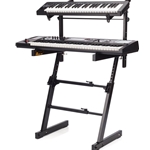 Hercules AutoLock Z-Keyboard Stand w/ Tier