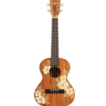 Kala Hawaiian Hibiscus Tenor Mahogany Ukulele With Bag