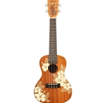 Kala Hawaiian Hibiscus Concert Mahogany Ukulele With Bag
