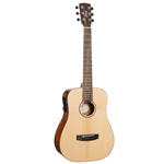 Cort Earth GO Series Acoustic Guitar Open with Bag