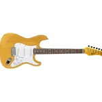 Oscar Schmidt Double Cutaway Solid-Body Electric Guitar, Natural