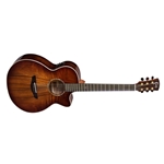 Faith Blood Moon Venus Cutaway Electric / Acoustic Guitar