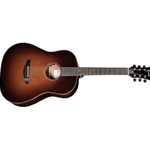 Faith Classic Burst Mars Drop-Shoulder Dreadnought Electric / Acoustic Guitar, Sunburst
