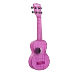 Kala Soprano Waterman Ukulele, Amethyst Purple Transparent