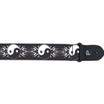 Profile 2” Polyester guitar strap Ying Yang