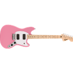 Squier Sonic® Mustang® HH, Maple Fingerboard, White Pickguard, Flash Pink