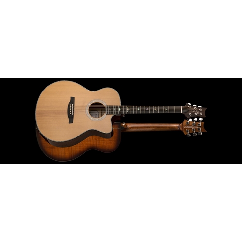 Paul Reed Smith PRS SE AE50E Acoustic Guitar Natural Black Gold Burst w/  Case NATURAL TOP AND BLACK GOLD BURST BACK