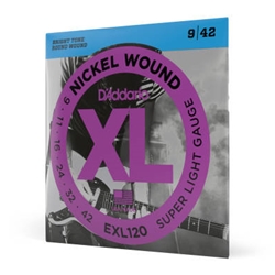 D'Addario Electric Guitar Strings-.009-.042