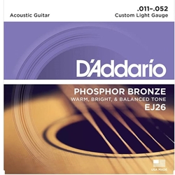 D'Addario Set Phos Bronnze Custom Light .011-.052