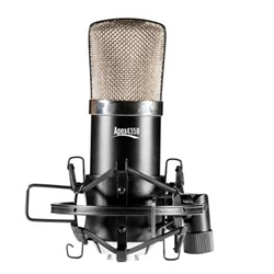 Apex Compact Studio Condenser Mic with Case - Black