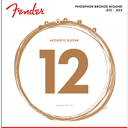 Fender 60L-Phos. Bronze Ac.Guitar Strings-Light
