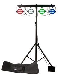 AdJ STARBAR WASH Lighting System w/Stand + Foot Switch + Padded Bag