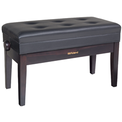 Roland ROLAND Duet Piano Bench, Adjustable, w/Storage