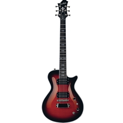 Hagstrom Ultra Swede 6-String Electric Guitar, Burgundy Burst