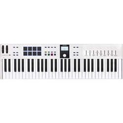Arturia KeyLab Essential 49 MK3 Universal MIDI Controller Keyboard, White