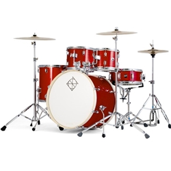 Dixon Spark 5-Piece Drum Set Pack With 20" Bass Drum, Cyclone Red
