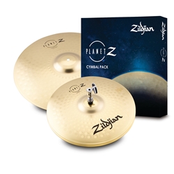 Zildjian Planet Z 3-Piece Fundamentals Cymbal Pack-14" Hihats and 18" Crash Ride zp-14-18