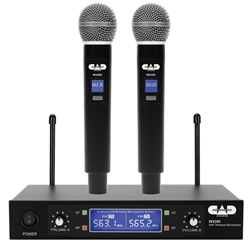 CAD UHF Wireless Dual Handheld Microphone System