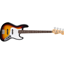 Fender Standard Jazz Bass®, Laurel Fingerboard, White Pickguard, 3-Color Sunburst