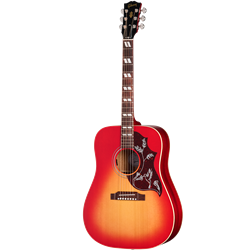 Gibson Hummingbird Special Acoustic/Electric Guitar with Softshell Case - Satin Vintage Cherry Sunburst