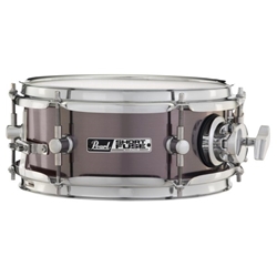 Pearl Short Fuse 10" x 4.5" Snare Drum w/ Rotating Mounting Clamp - Brushed Pewter