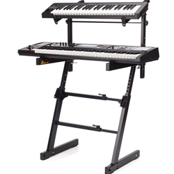 Hercules AutoLock Z-Keyboard Stand w/ Tier