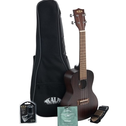 Kala Concert KA-15 Series Ukulele Bundle