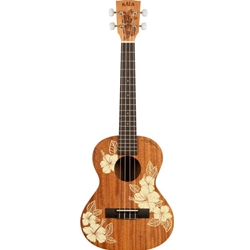 Kala Hawaiian Hibiscus Tenor Mahogany Ukulele With Bag