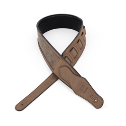 Profile 2.5" Leather Padded Strap, Brown Cork