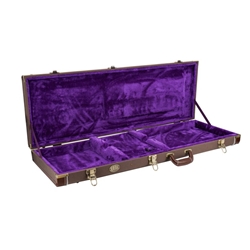 Profile Electric Guitar Case, Brown Leather