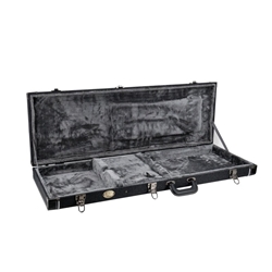 Profile Electric Guitar Case, Black Leather