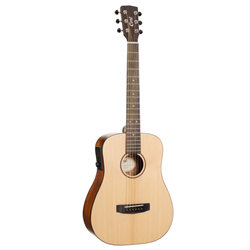 Cort Earth GO Series Acoustic Guitar Open with Bag