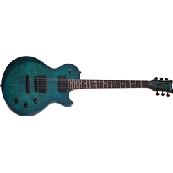 Schecter Solo-II Standard Electric Guitar, Ocean Blue Burst