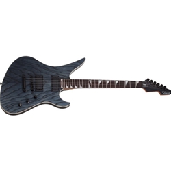 Schecter Avenger Standard Electric Guitar, Charcoal Satin